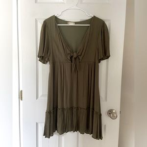 Altr’d State Green Keyhole Dress